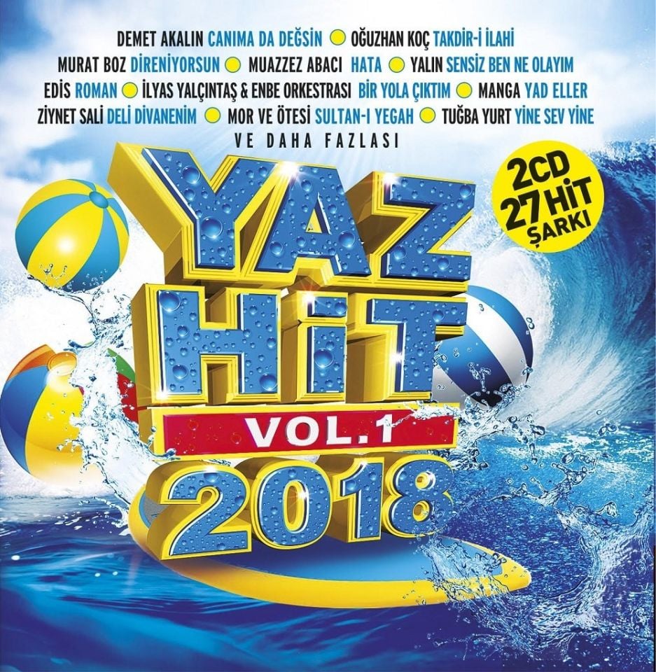 YAZ HİT 2018 VOL.1 - ÇEŞİTLİ SANATÇILAR (2 CD)