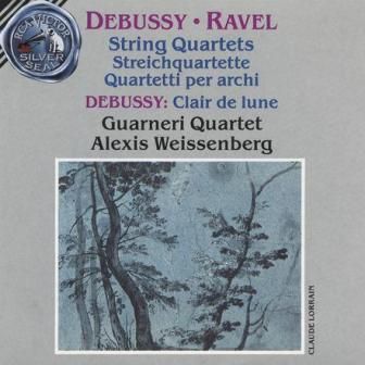 DEBUSSY RAVEL - STRING QUARTETS CLAIR DE LUNE GUARNERI QUARTET, ALEXIS WEISSENBERG