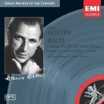 BACH - CANTATA NO.82 BRAHMS LIDER HANS HOTTER
