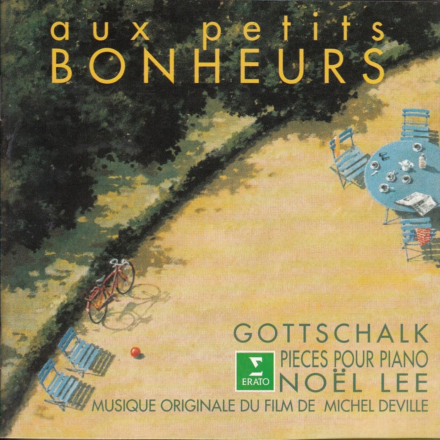 AUX PETITS BONHEURS - SOUNDTRACK (MUSIQUE ORIGINALE DU FILM DE MICHEL DEVILL-GOTTSCHALK-PIECES POUR PIANO-NOEL LEE) (CD)(1985)