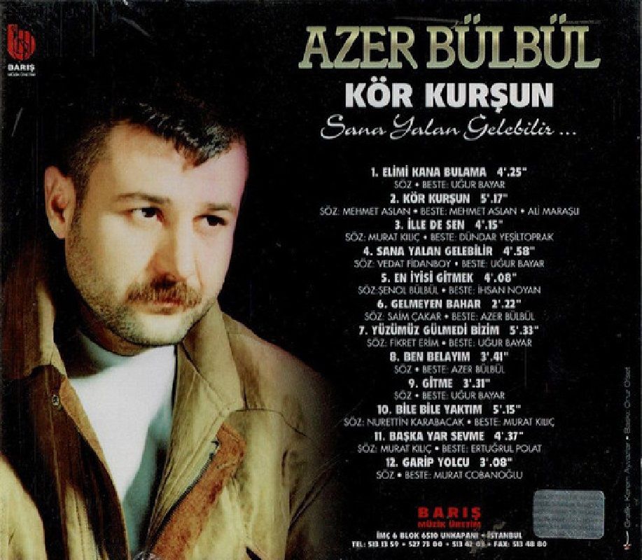 AZER BÜLBÜL - KÖR KURŞUN-SANA YALAN GELEBİLİR... (CD) (1999)