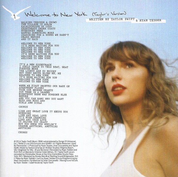 TAYLOR SWIFT - 1989 (TAYLOR'S VERSION)(CHRYSTAL SKIES BLUE) (CD)