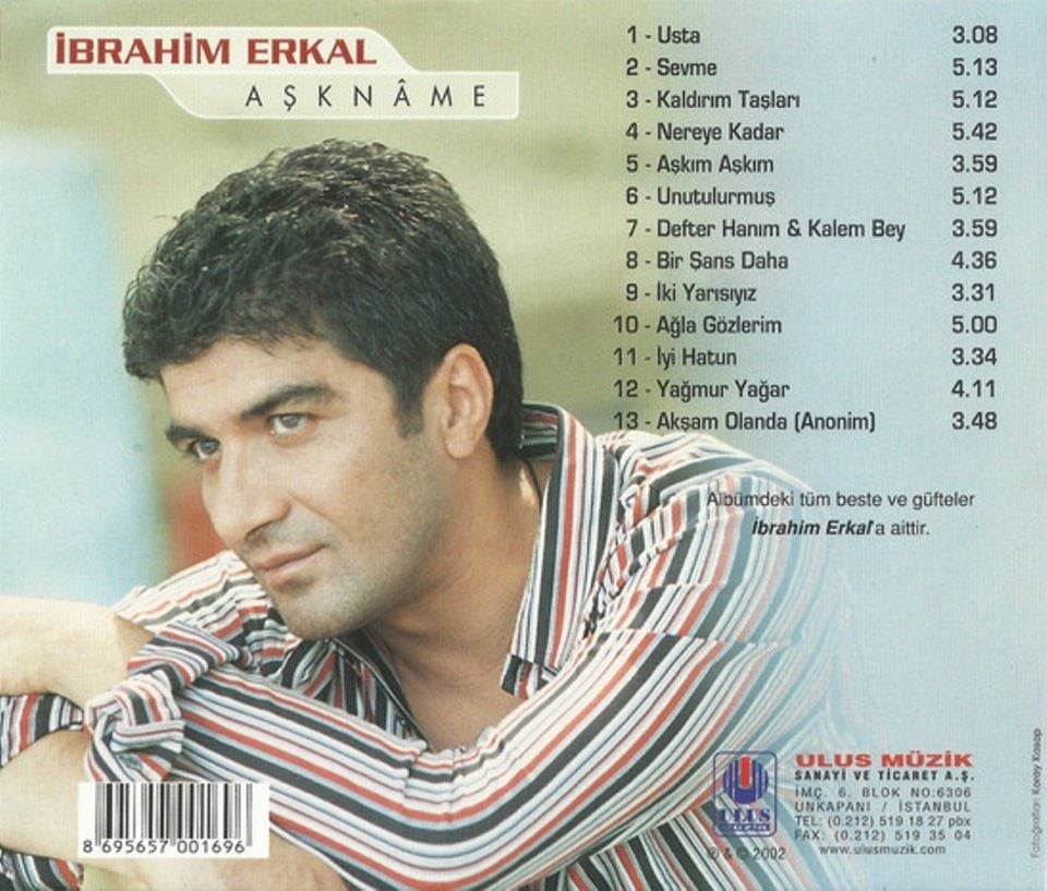 İBRAHİM ERKAL - AŞKNAME (CD) (2002)