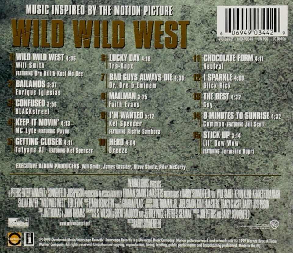 WILD WILD WEST - SOUNDTRACK (CD)