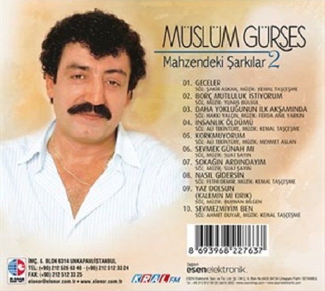 MÜSLÜM GÜRSES - MAHZENDEKİ ŞARKILAR-2 (CD)