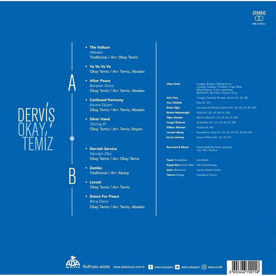 OKAY TEMİZ - DERVİŞ (LP)