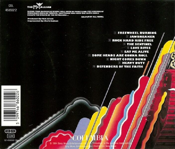 JUDAS PRIEST - DEFENDERS OF THE FAITH (CD) (1984)