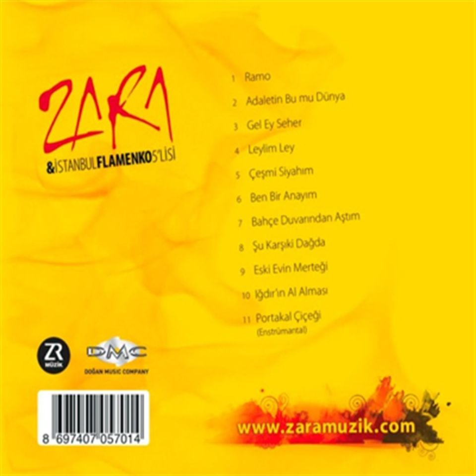 ZARA & İSTANBUL FLAMENKO 5'LİSİ  (CD) (2012)