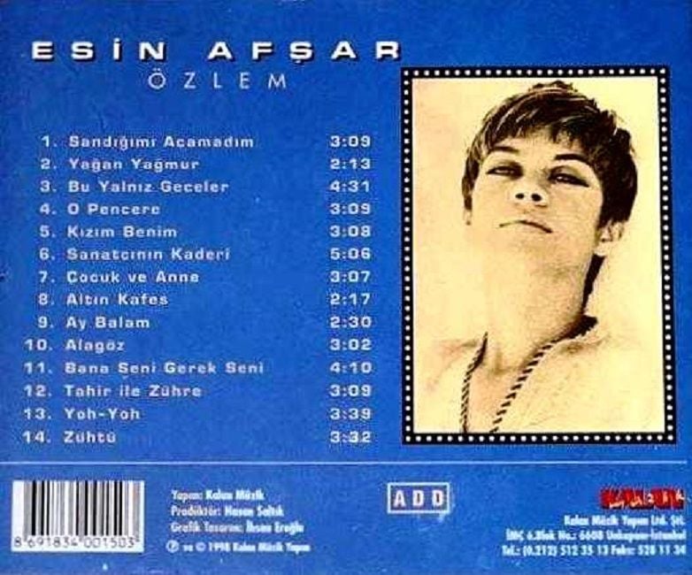 ESİN AFŞAR - ÖZLEM (CD) (1998)