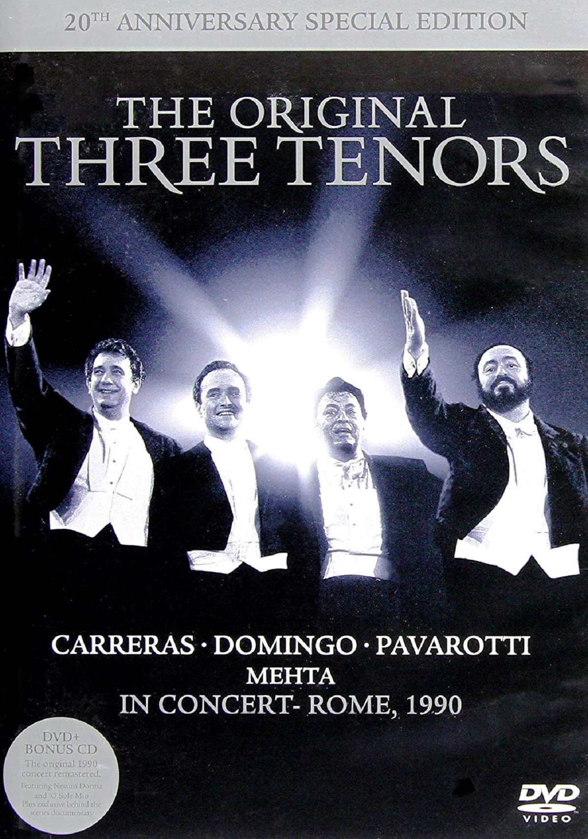THE ORIGINAL THREE TENORS - IN CONCERT - ROME, 1990 (CD+DVD) (2010)