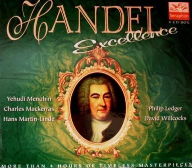 HANDEL - EXCELENCE  WATER MUSIC & CONCERTI GROSSI OP.3 & MESSIAH CORONATION
