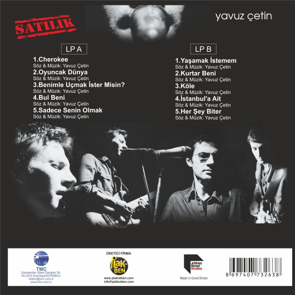 YAVUZ ÇETİN - SATILIK (LP)