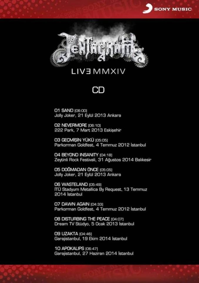 PENTAGRAM - LIVE MMXIV (CD+DVD)