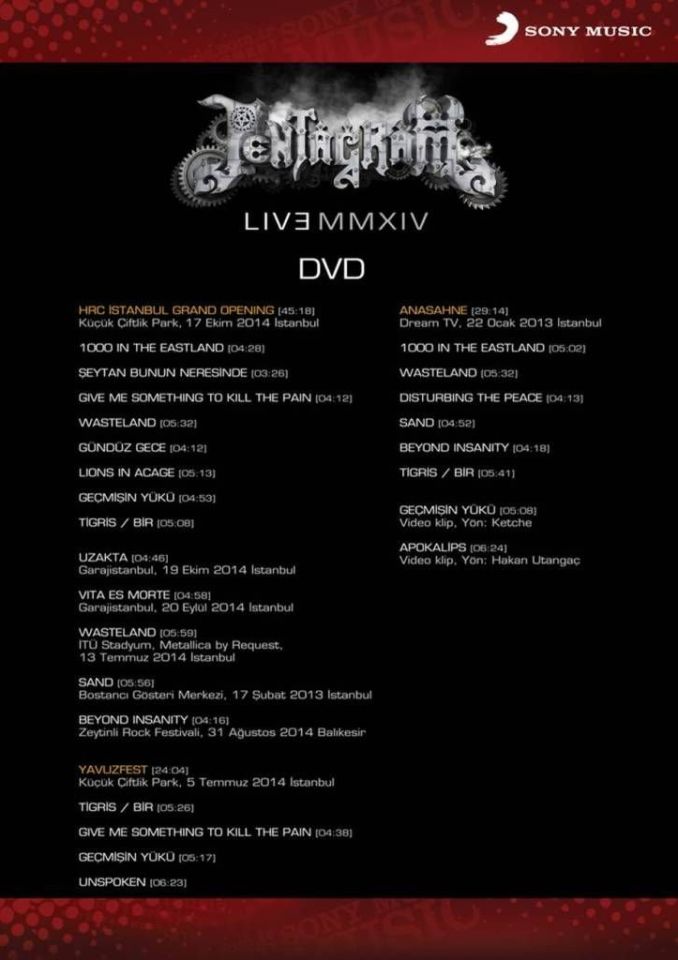 PENTAGRAM - LIVE MMXIV (CD+DVD)