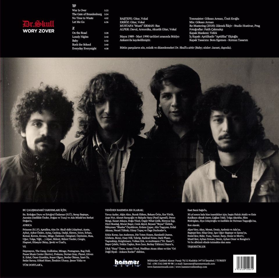 DR. SKULL - WORY ZOVER (LP)