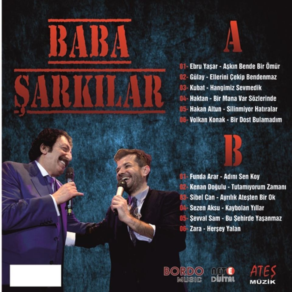 BABA ŞARKILAR - ÇEŞİTLİ SANATÇILAR (LP)
