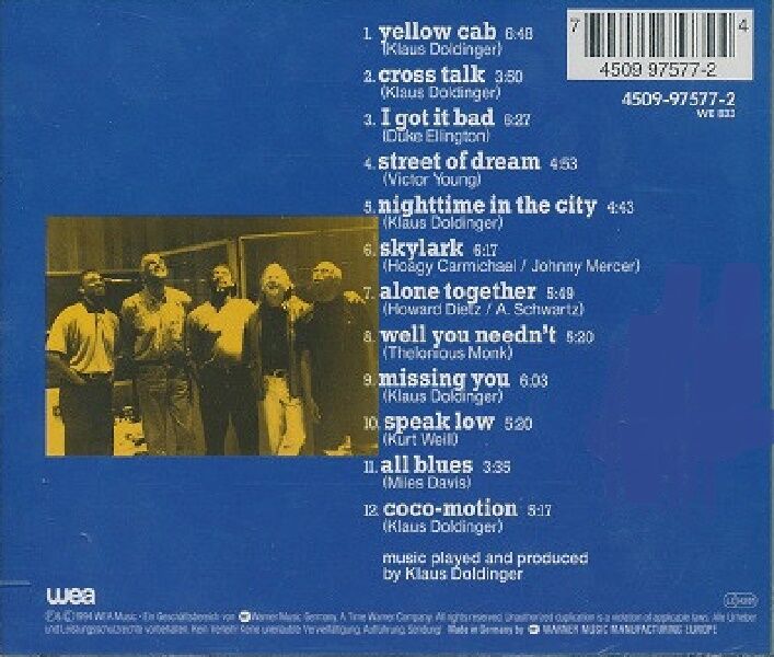 DOLDINGER - DOLDINGER IN NEW YORK - STREET OF DREAMS (CD) (1994)