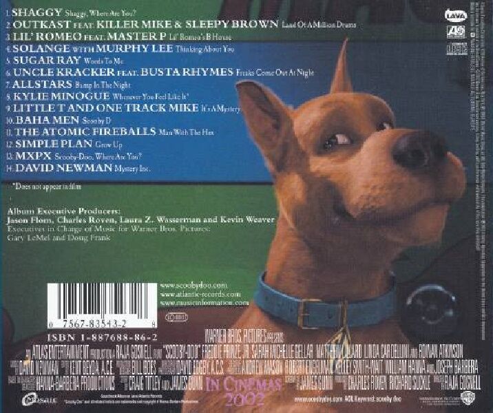 SCOOBY DOO - SOUNDTRACK (CD)