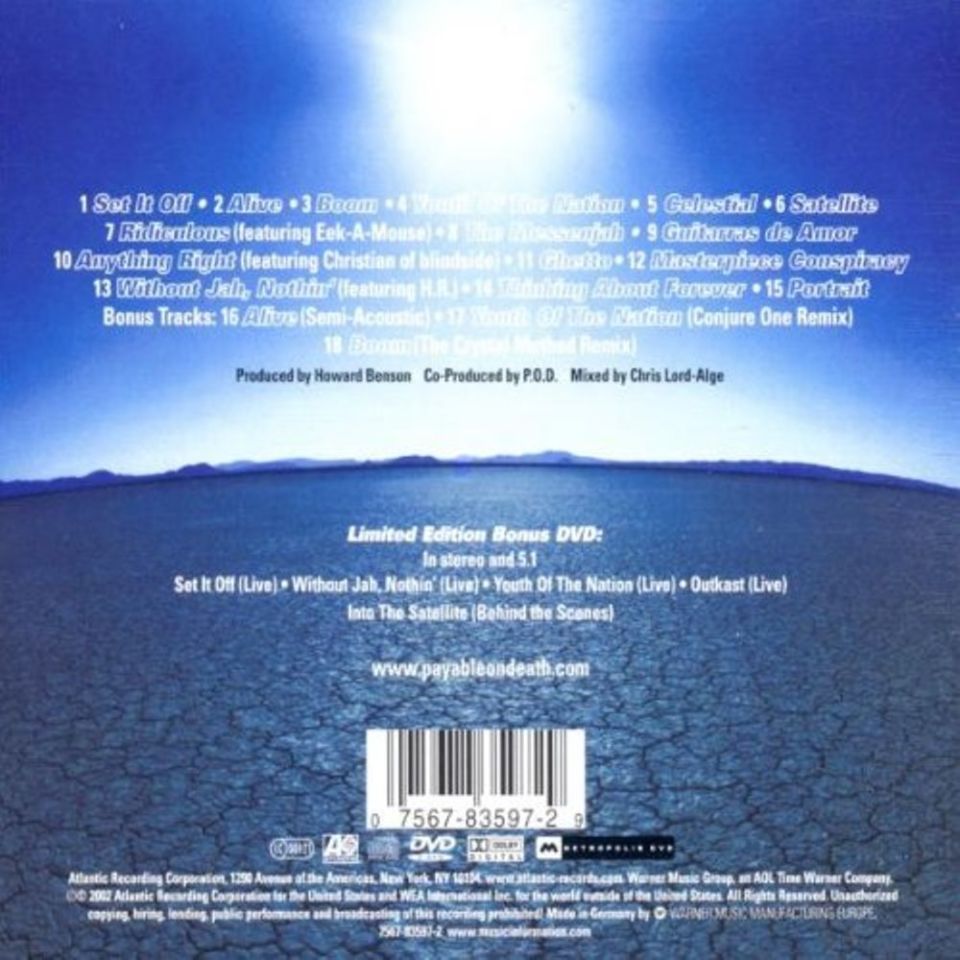 P.O.D. - SATELLITE (LIMITED EDITION PACKAGE)