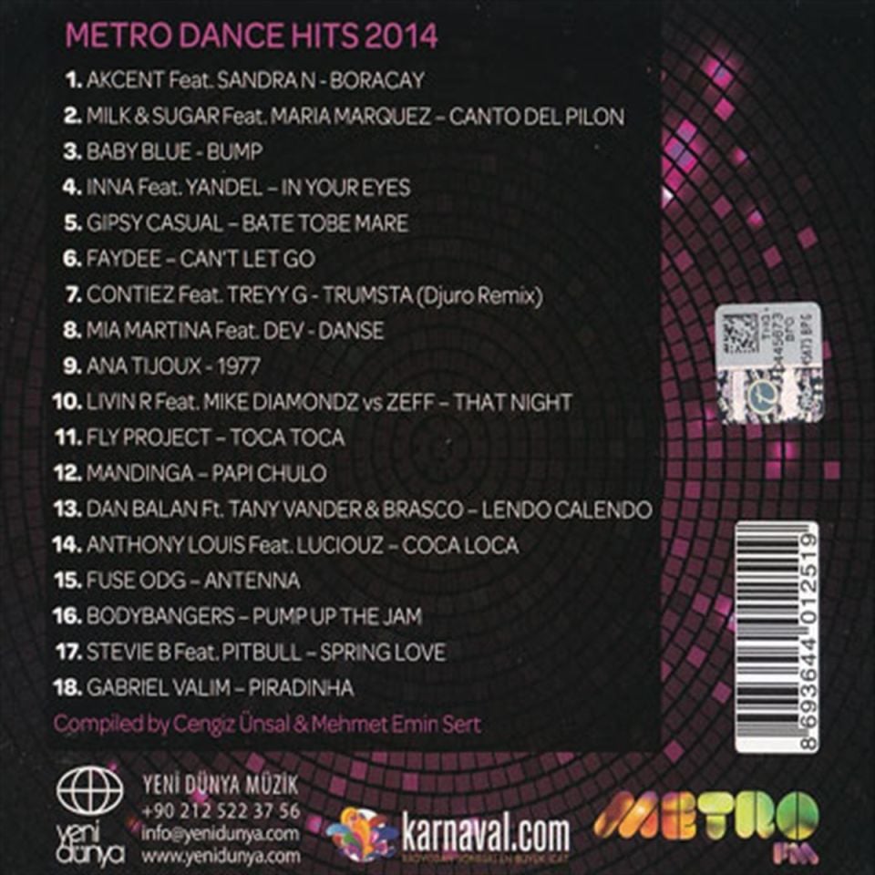 METRO FM DANCE HITS 2014