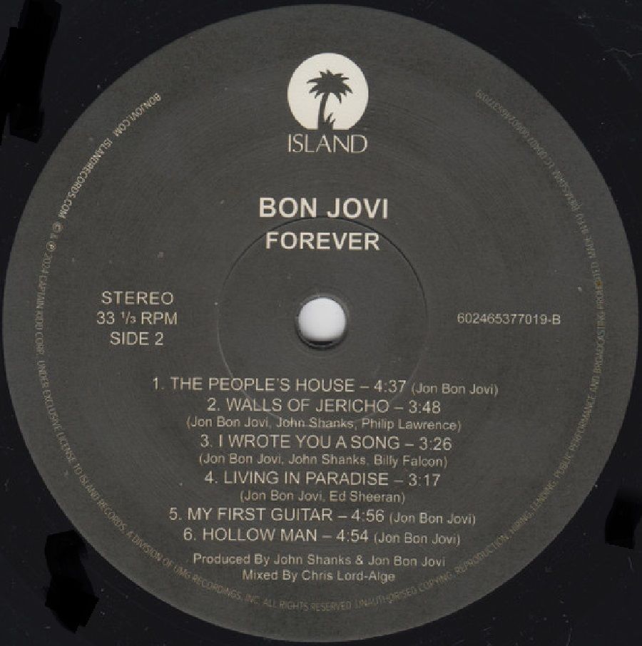 BON JOVI - FOREVER (LP) (2024)