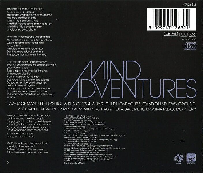 DES'REE - MIND ADVENTURES (CD) (1992)