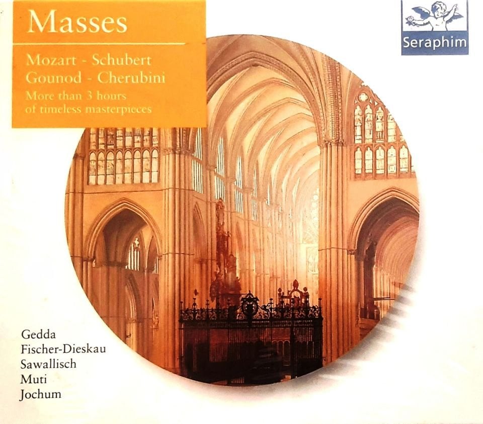 MASSES - MOZART, SCHUBERT, GOUNOD, CHERUBINI (4 CD) (1997)