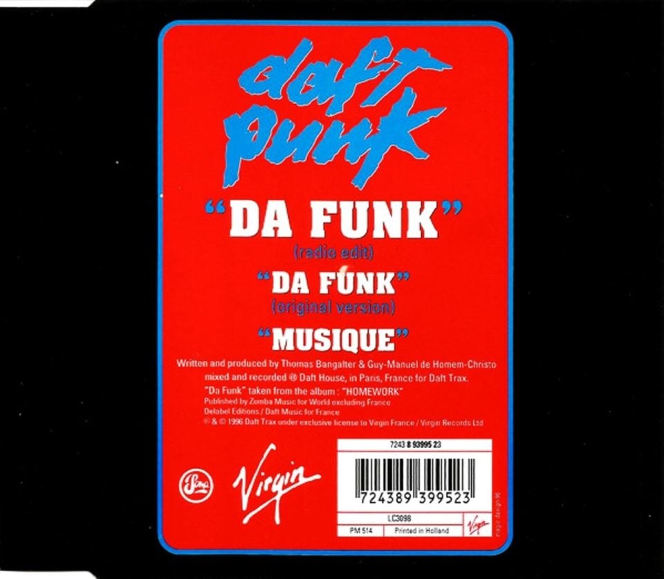 DAFT PUNK - DA FUNK (SINGLE CD)
