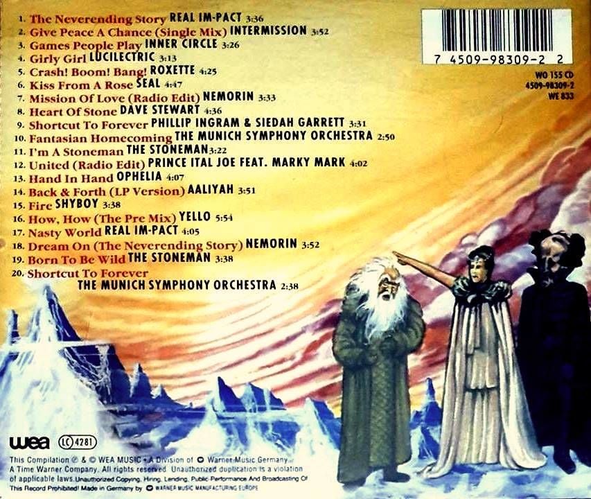 THE NEVERENDING STORY III - SOUNDTRACK (CD) (1994)