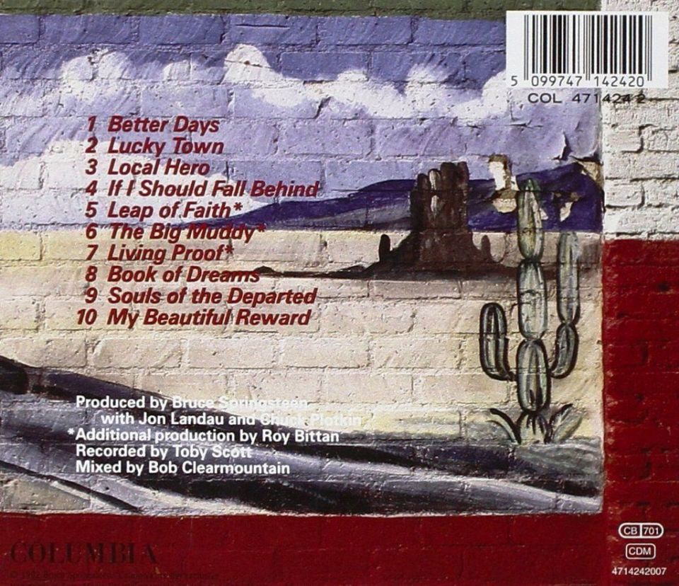 BRUCE SPRINGSTEEN - LUCKY TOWN (CD) (1992)