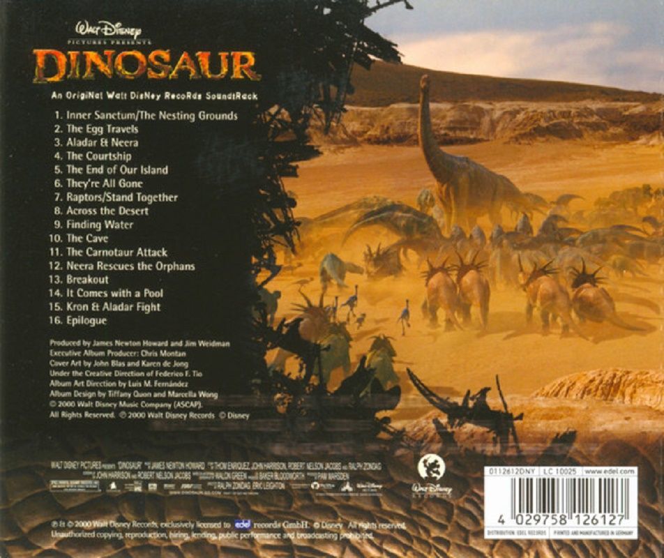 DINOSAUR - SOUNDTRACK (CD)