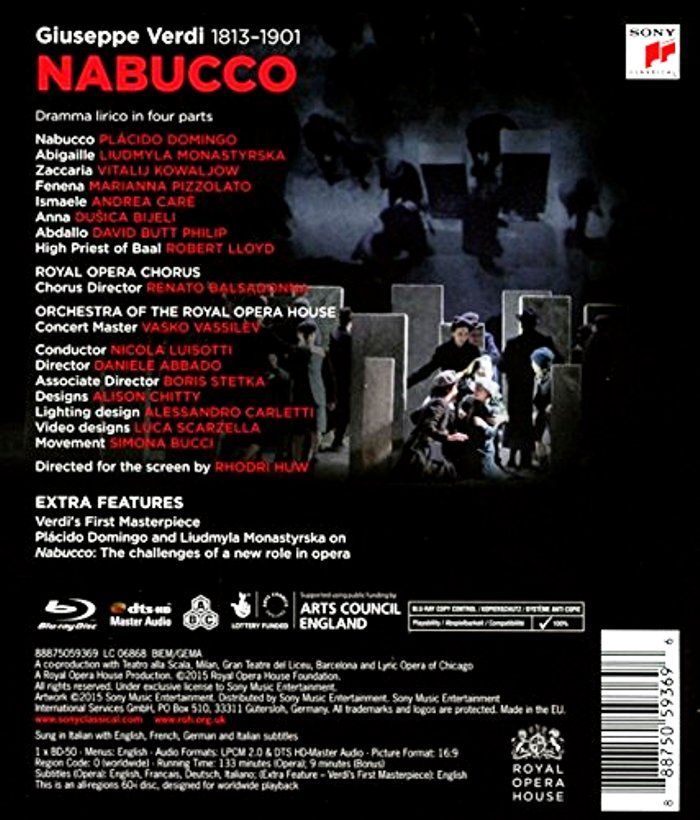 PLACIDO DOMINGO - VERDI - NABUCCO (BLU-RAY)