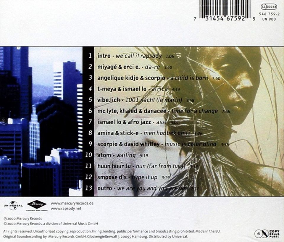 RAPSODY - HIP HOP MEETS WORLD (CD)