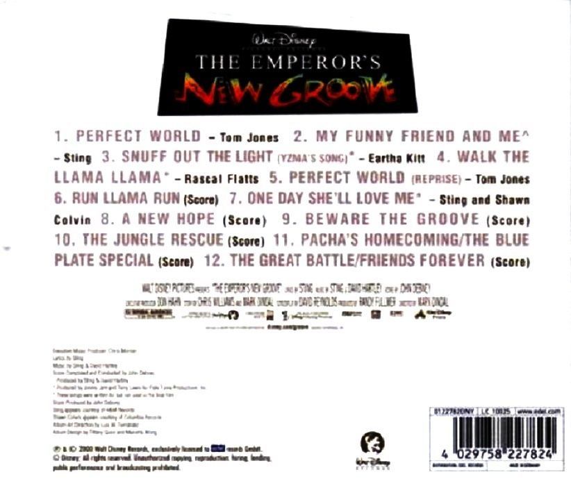 THE EMPEROR'S NEW GROOVE - SOUNDTRACK (CD) (2000)