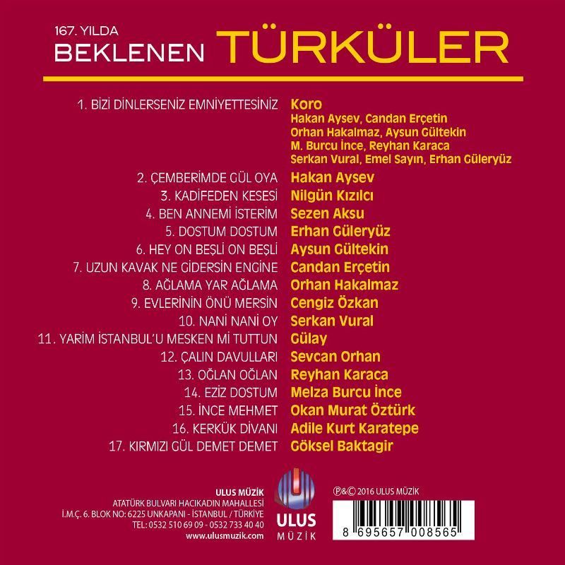BEKLENEN TÜRKÜLER
