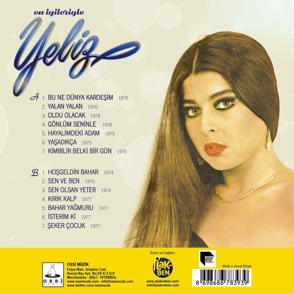 YELİZ - EN İYİLERİYLE (LP)