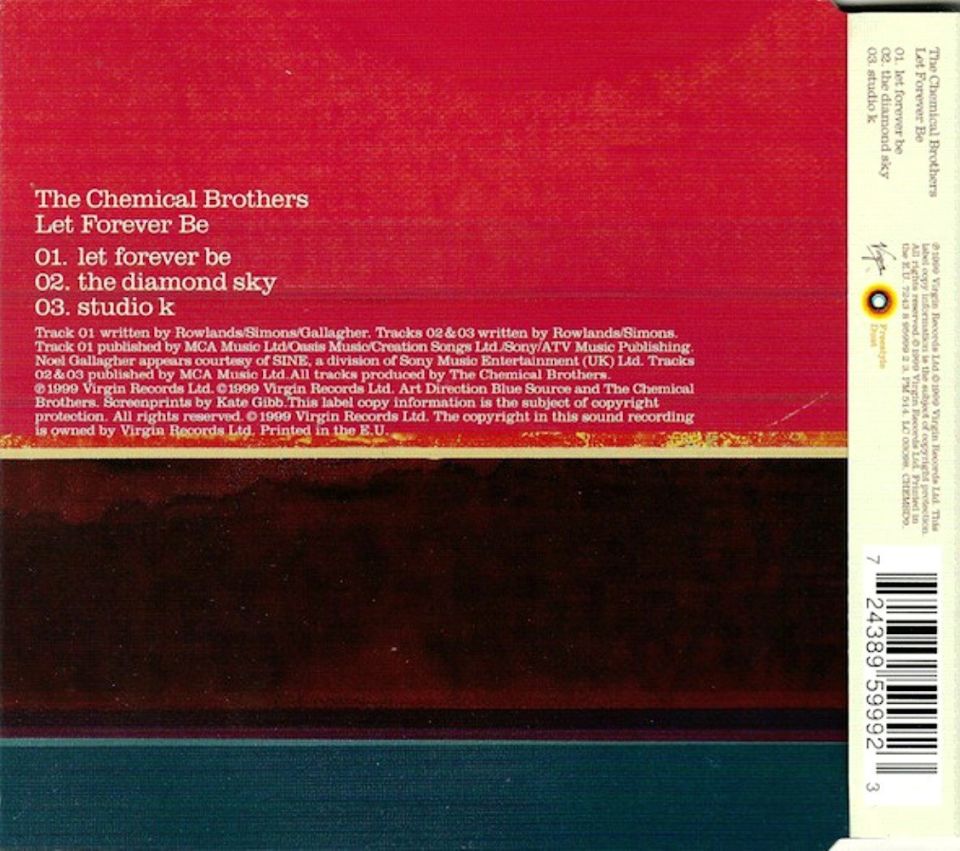 THE CHEMICAL BROTHERS - LET FOREVER BE (SINGLE CD)