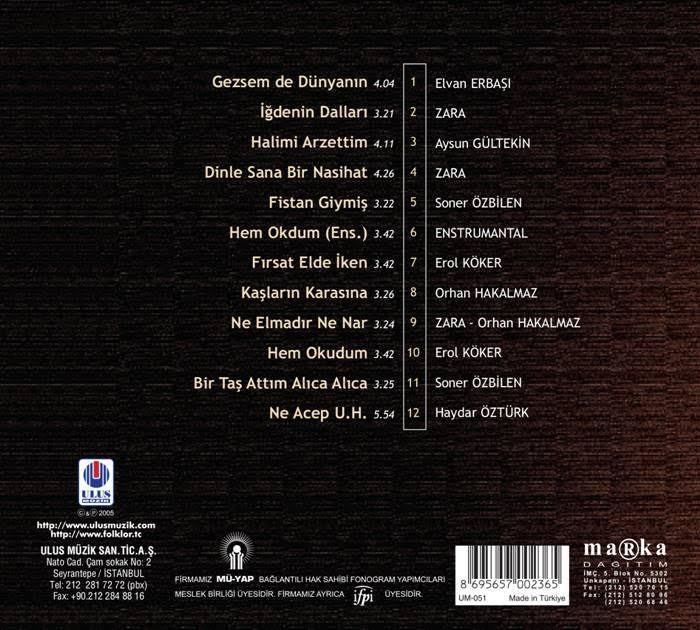 TÜRKÜLERLE TÜRKİYE (TÜRKİYE WITH FOLK SONGS) - 19 ÇORUM