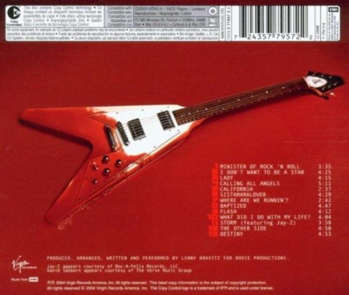 LENNY KRAVITZ - BAPTISM (CD)