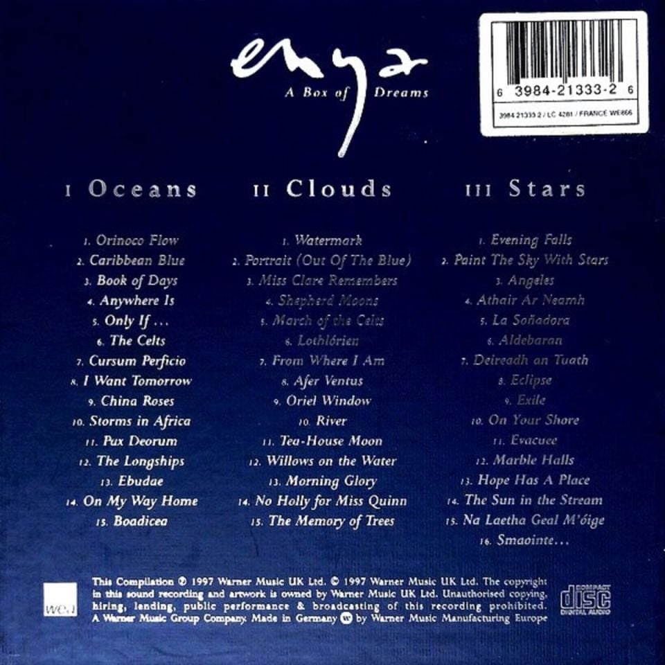 ENYA - A BOX OF DREAMS (BOX SET) (1997)
