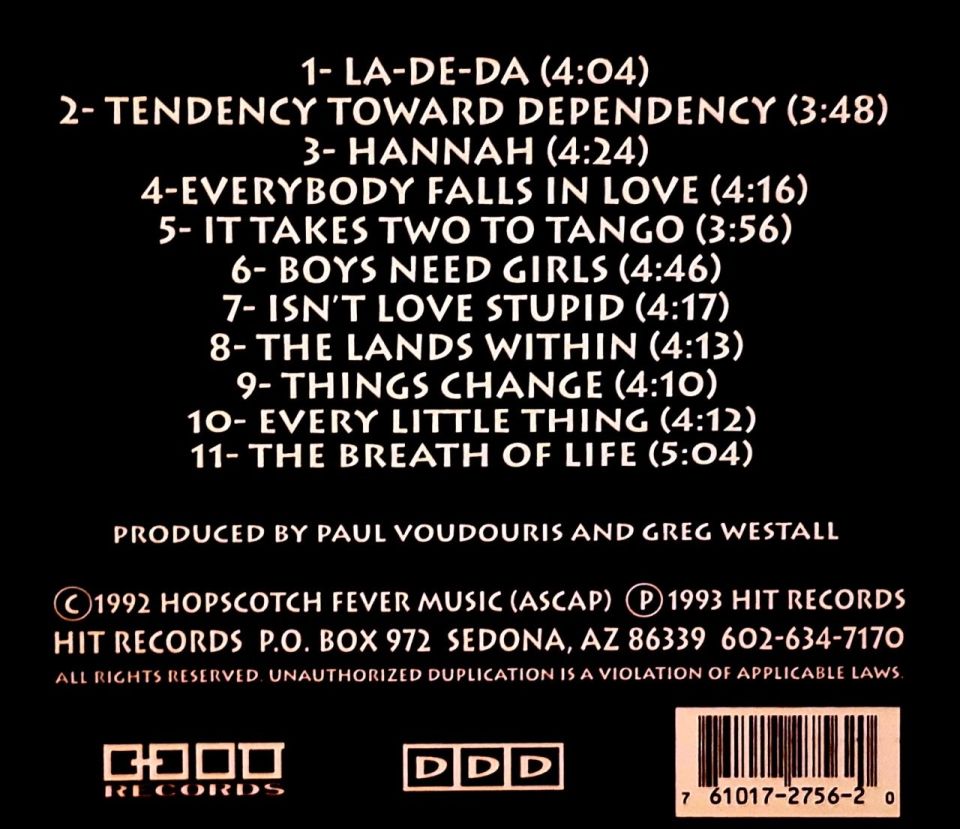 PAUL VOUDOURIS - IT TAKES TWO (CD) (1993)