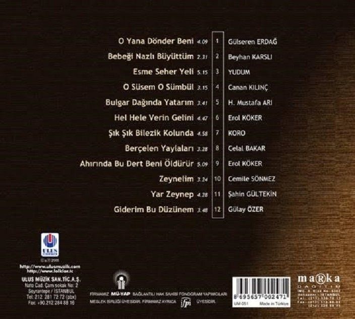 TÜRKÜLERLE TÜRKİYE (TÜRKİYE WITH FOLK SONGS) - 30 HAKKARİ