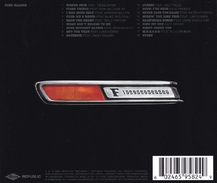 POST MALONE - F-1 TRILLION (CD) (2024)