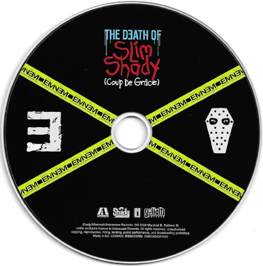 EMINEM	- THE DEATH OF SLIM SHADY (COUP DE GRACE) (CD) (2024)