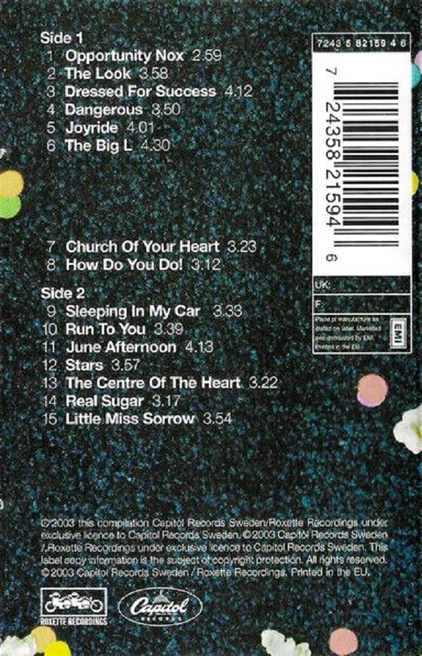 ROXETTE - THE POP HITS (MC) (2003)