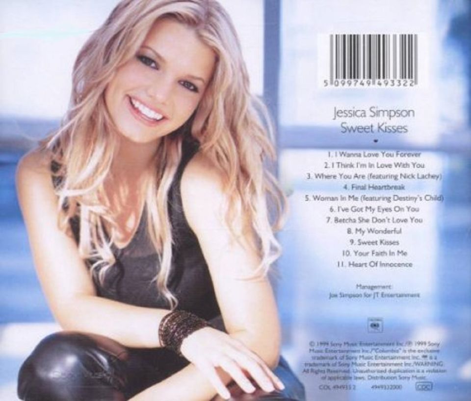 JESSICA SIMPSON - SWEET KISSES (CD) (1999)