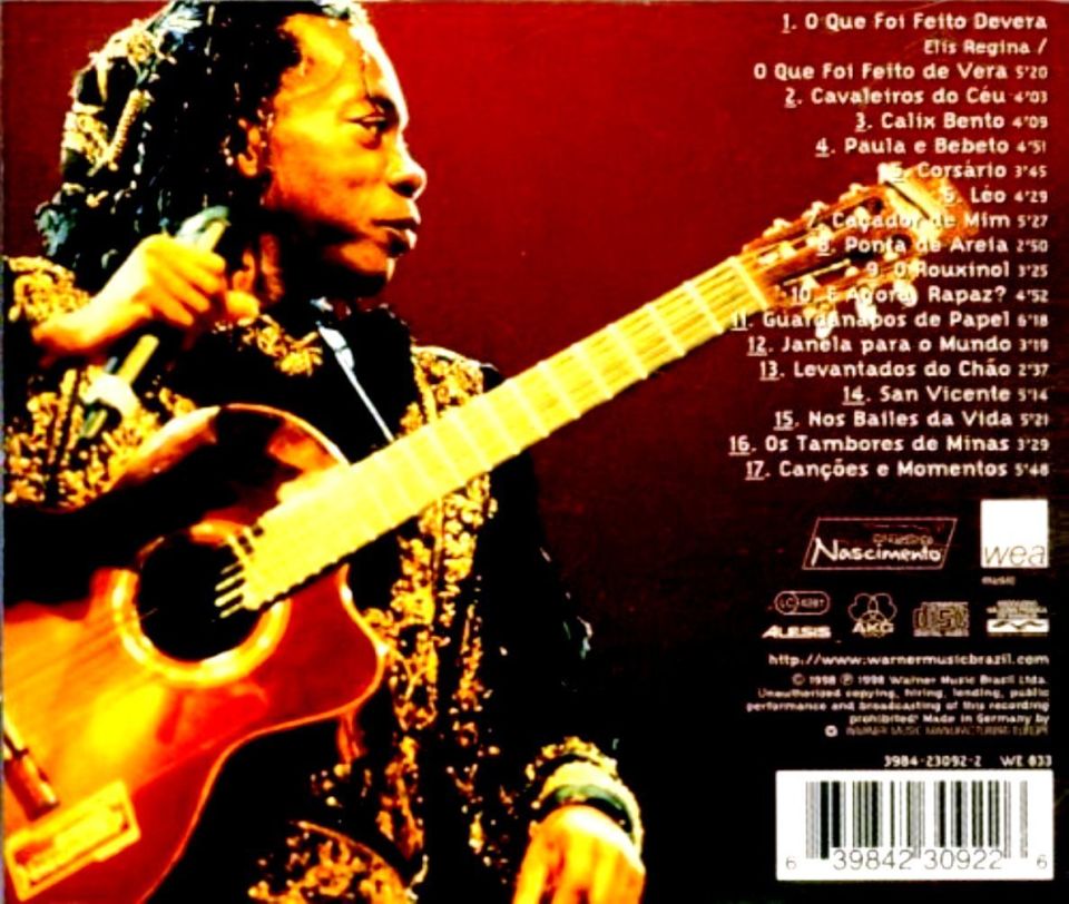 MILTON NASCIMENTO - TAMBORES DE MINAS (CD)