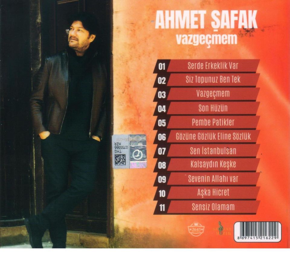 AHMET ŞAFAK - VAZGEÇMEM