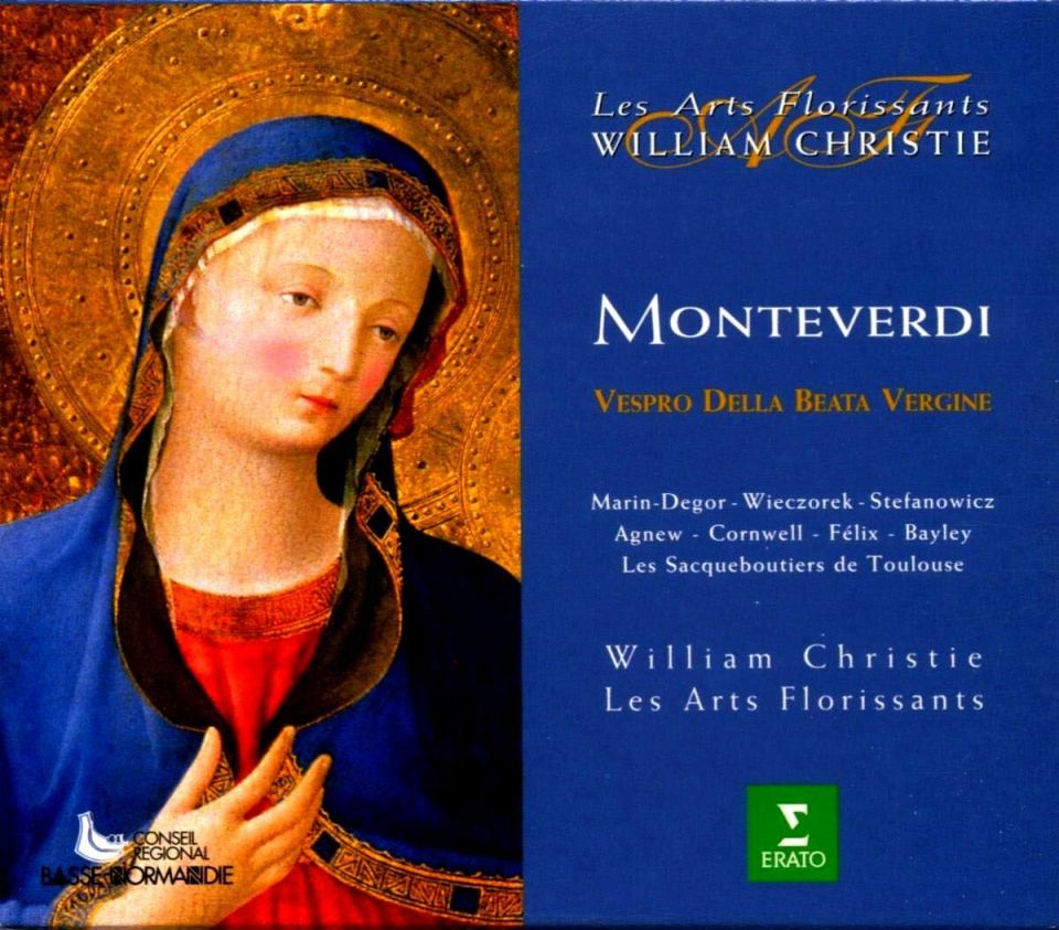 MONTEVERDI - VESPRO DELLA BEATA VERGINE WILLIAM CHRISTIE LES ARTS FLORISSANTS (CD) (2 CD) (1998)