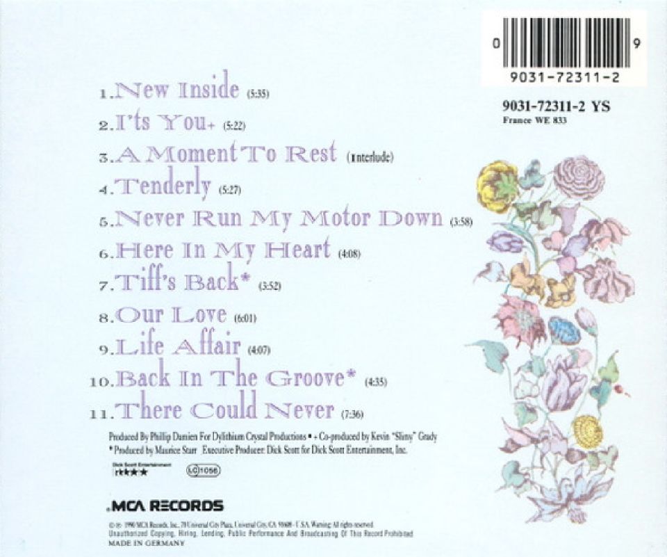 TIFFANY - NEW INSIDE (CD) (1990)